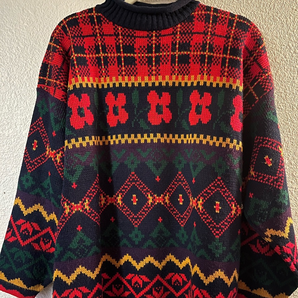 Colorful Patterned Sweater - Picture 2 of 4